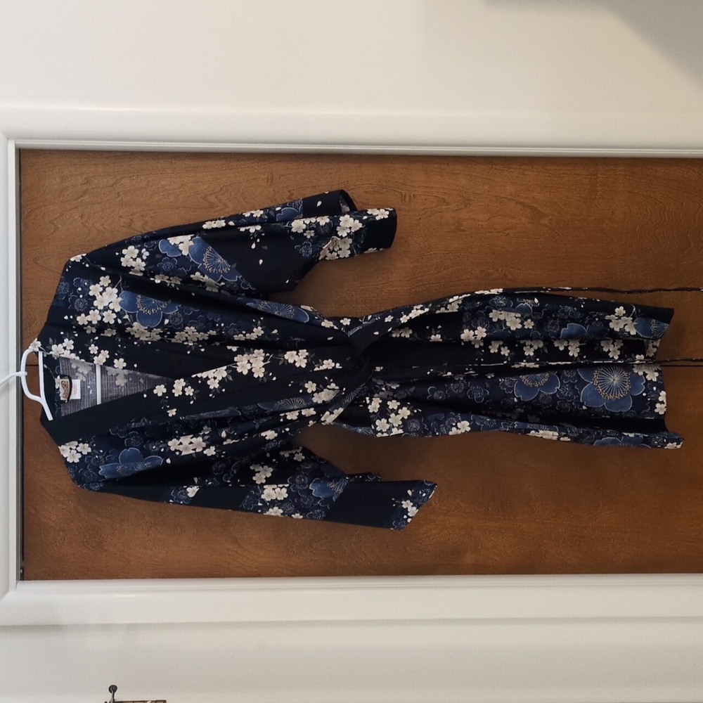 Boho Authentic Japanese Kimono Robe 100% Cotton
